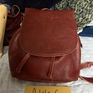 EUC Nutmeg backpack Portland Leather